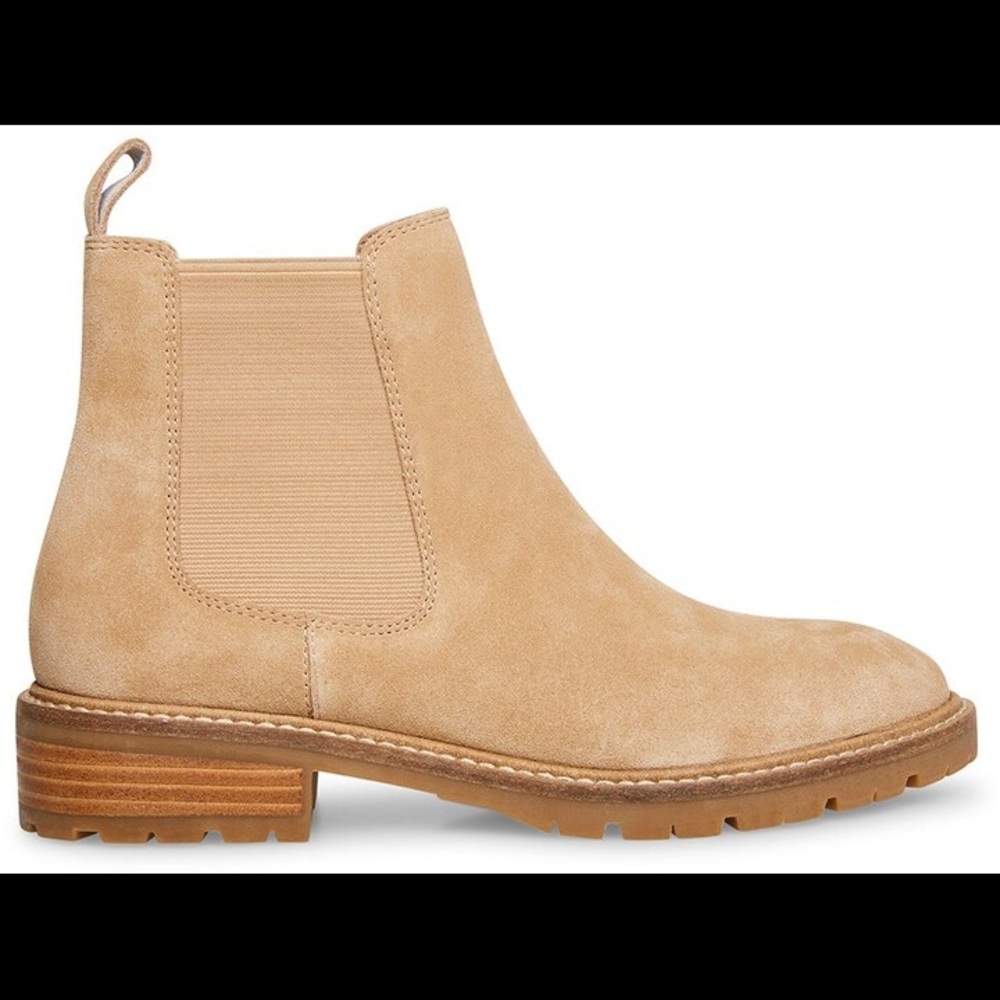 Steve Madden leopold suede tan booties - Picture 5 of 7